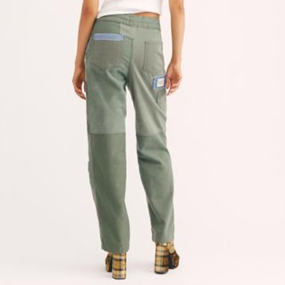 NWOT Free People Riley V Bodega Bag Trouser Z22-10 - Picture 3 of 7